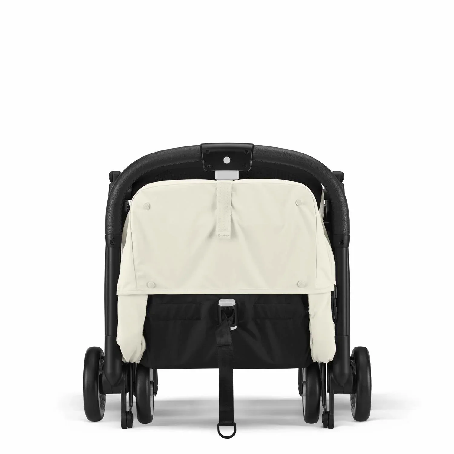 Cybex® Buggy Stroller Orfeo (0-22kg) Canvas White (Black Frame) - Image 4