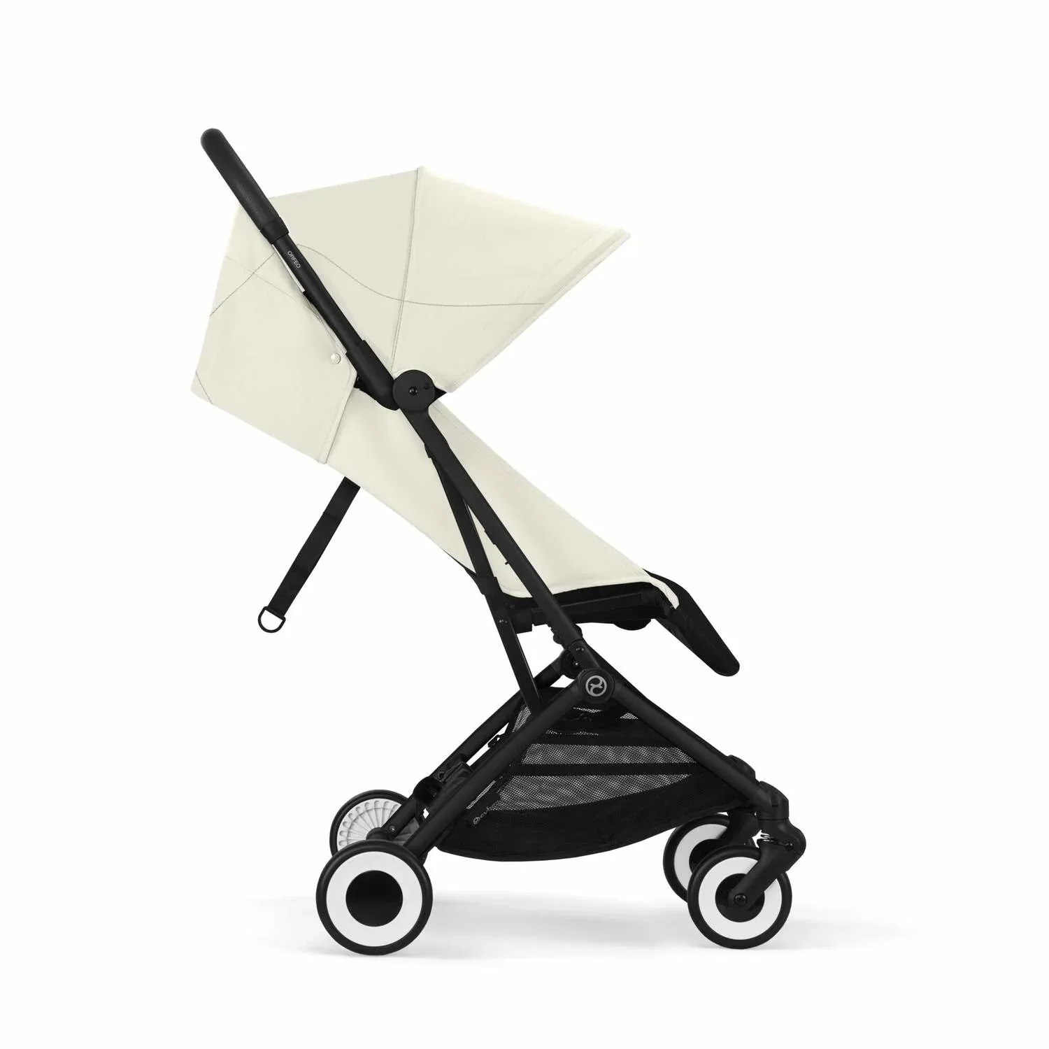 Cybex® Buggy Stroller Orfeo (0-22kg) Canvas White (Black Frame) - Image 7