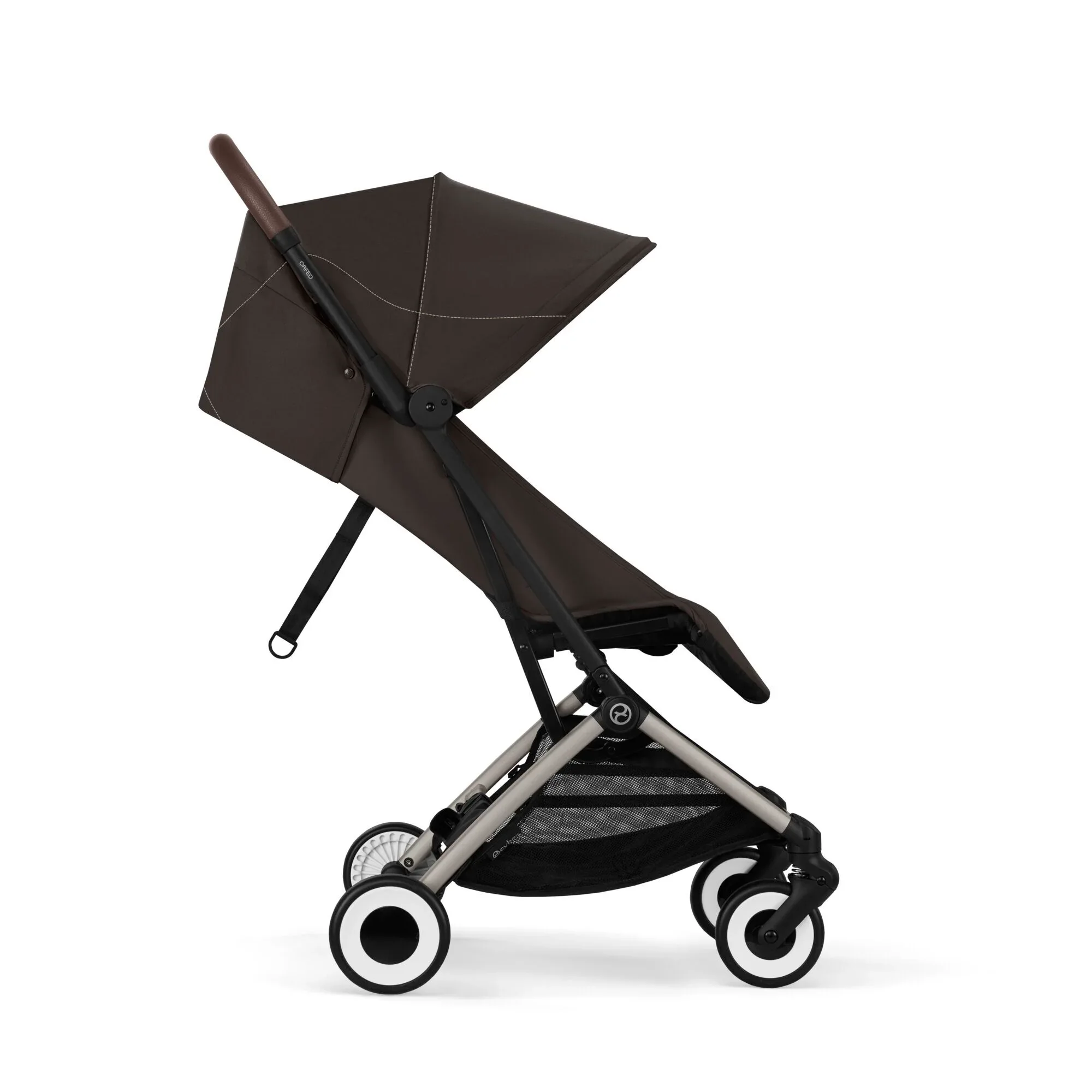 Cybex® Buggy Stroller Orfeo (0-22kg) Chocolate Brown (Taupe Frame) - Image 3