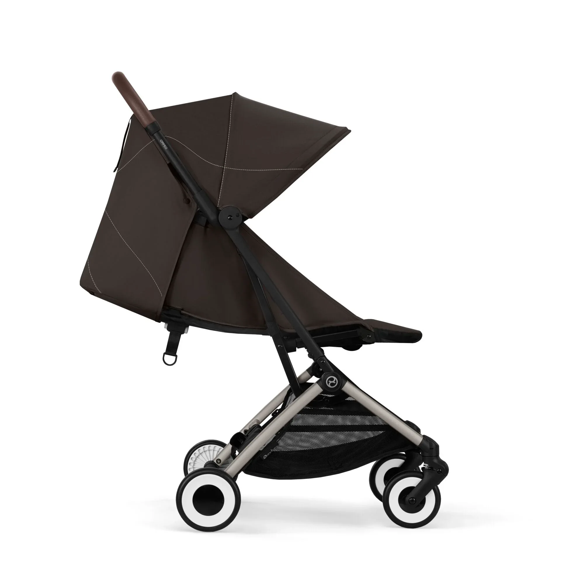 Cybex® Buggy Stroller Orfeo (0-22kg) Chocolate Brown (Taupe Frame) - Image 4