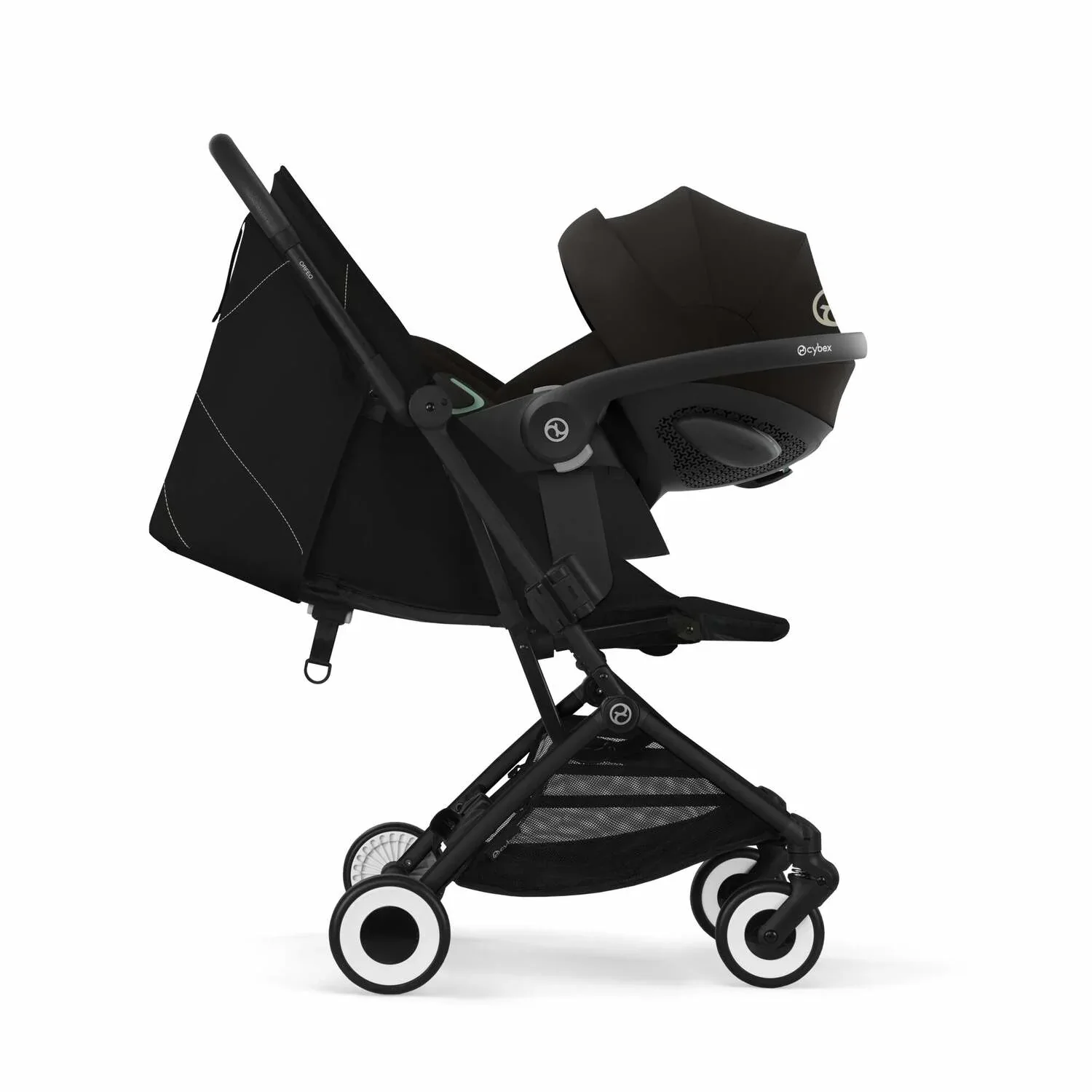 Cybex® Buggy Stroller Orfeo (0-22kg) Magic Black (Black Frame) - Image 4