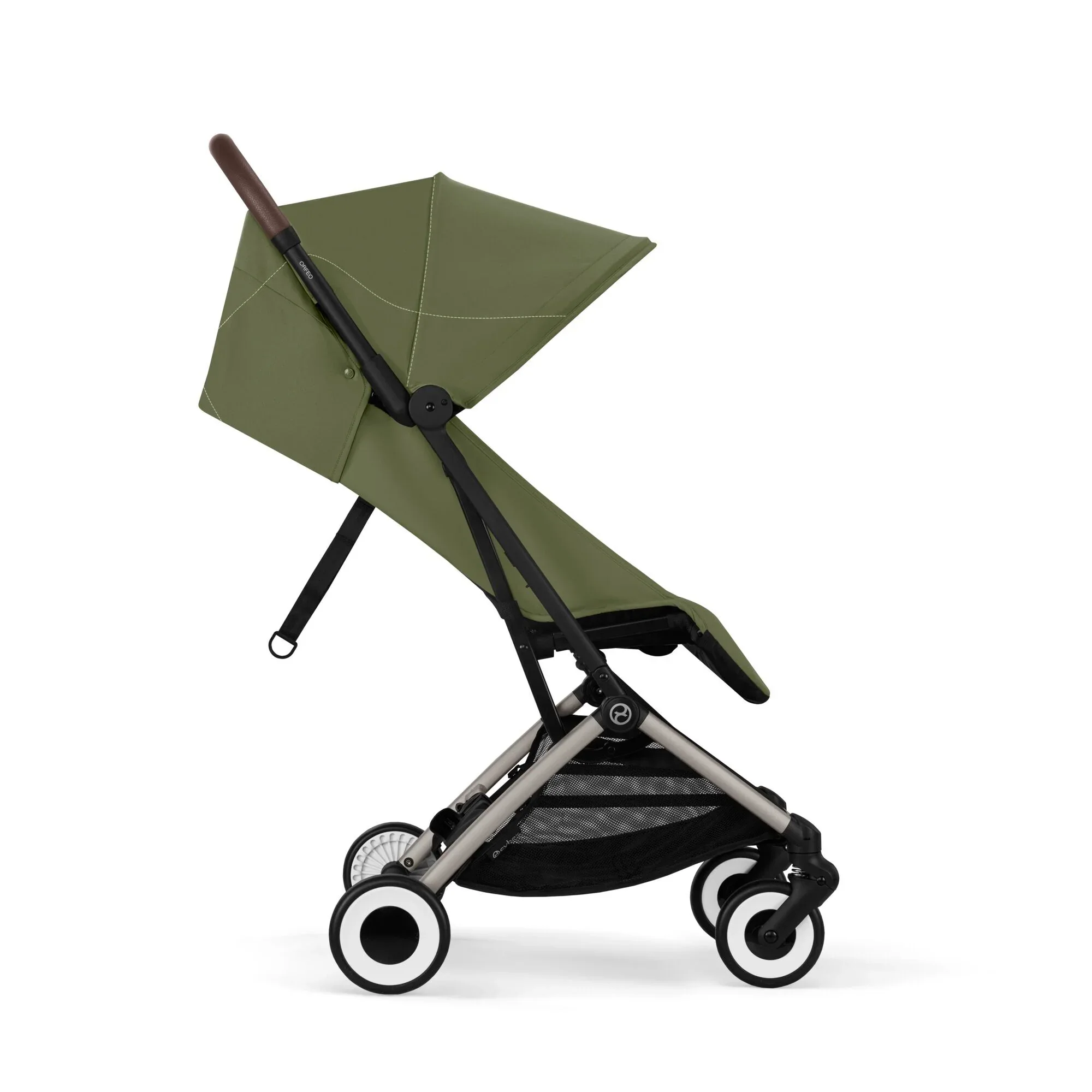 Cybex® Buggy Stroller Orfeo (0-22kg) Moss Green (Taupe Frame) - Image 2