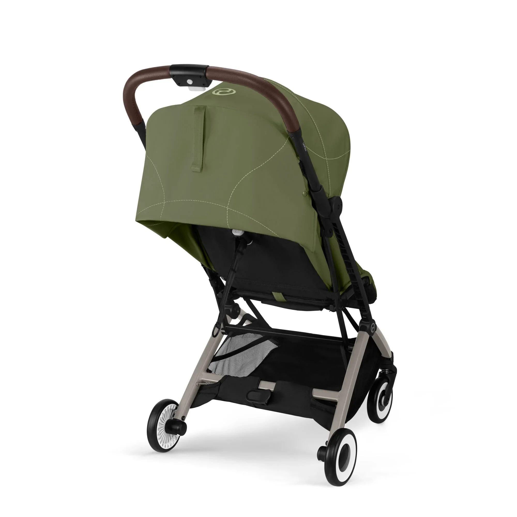 Cybex® Buggy Stroller Orfeo (0-22kg) Moss Green (Taupe Frame) - Image 5
