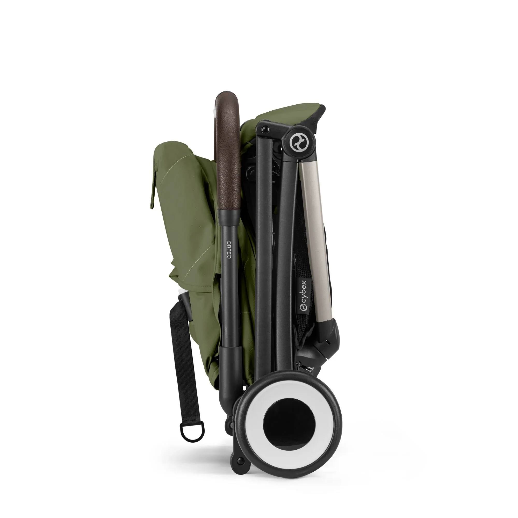 Cybex® Buggy Stroller Orfeo (0-22kg) Moss Green (Taupe Frame) - Image 7