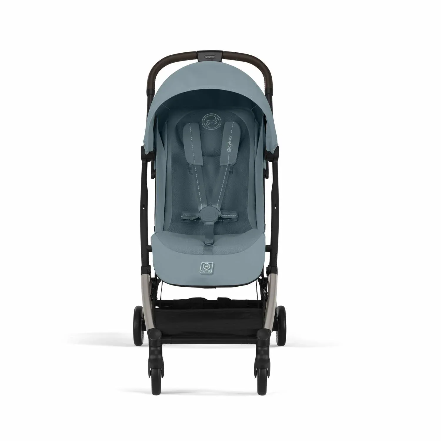 Cybex® Buggy Stroller Orfeo (0-22kg) Stormy Blue (Taupe Frame) - Image 6