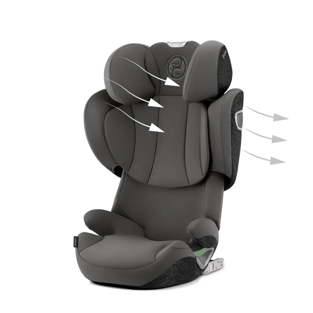 Cybex Platinum® Car Seat Solution T i-Fix 2/3 (15-36kg) Comfort Mirage Grey - Image 4