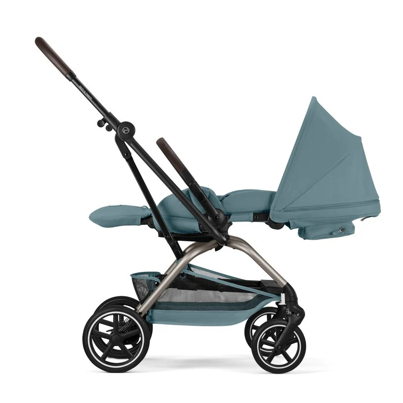 Cybex® Eezy™ S Twist+2 Stroller TPE Stormy Blue - Image 5