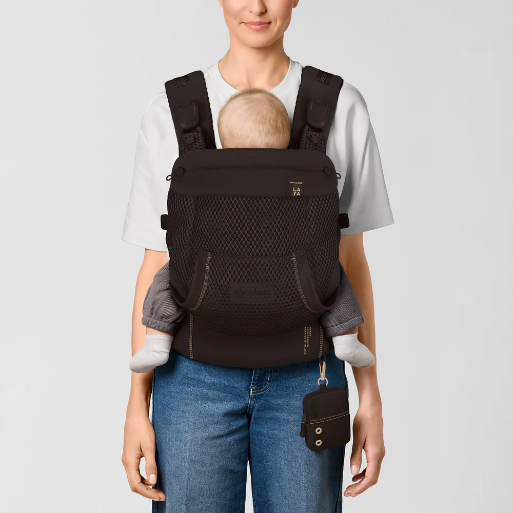 Cybex® Ergonomic Baby Carrier Laya™ (3.2–15 kg) Chocolate Brown - Image 2