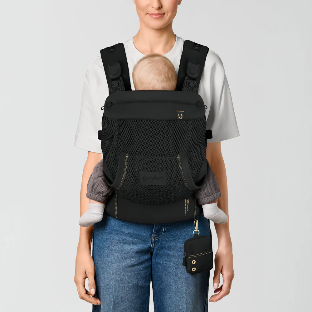 Cybex® Ergonomic Baby Carrier Laya™ (3.2–15 kg) Magic Black - Image 2