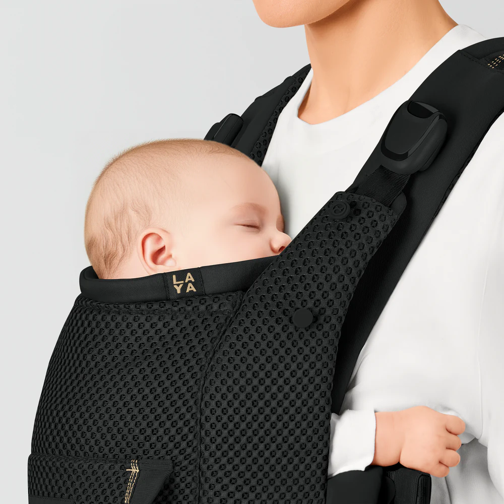 Cybex® Ergonomic Baby Carrier Laya™ (3.2–15 kg) Magic Black - Image 4