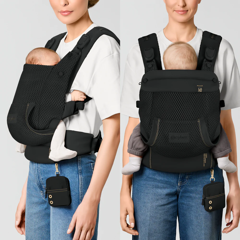 Cybex® Ergonomic Baby Carrier Laya™ (3.2–15 kg) Magic Black - Image 5