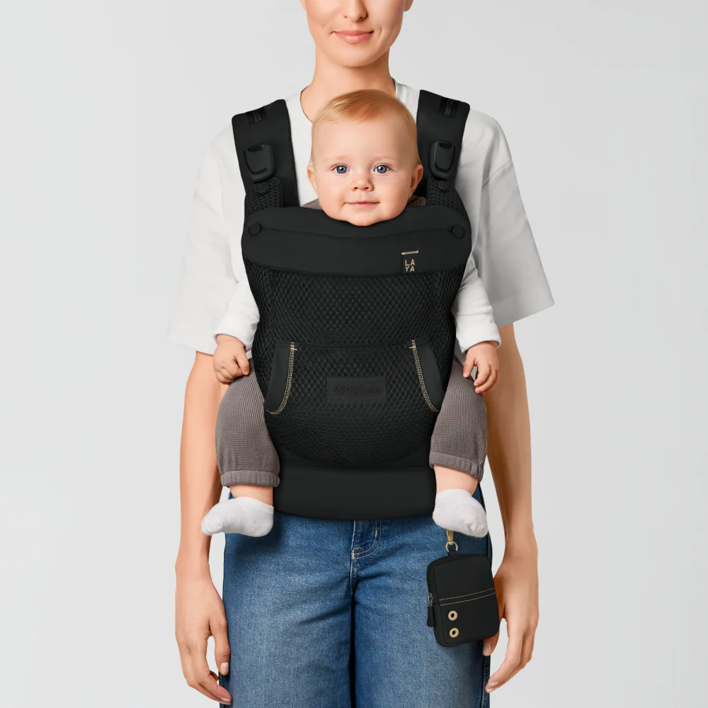 Cybex® Ergonomic Baby Carrier Laya™ (3.2–15 kg) Magic Black - Image 9
