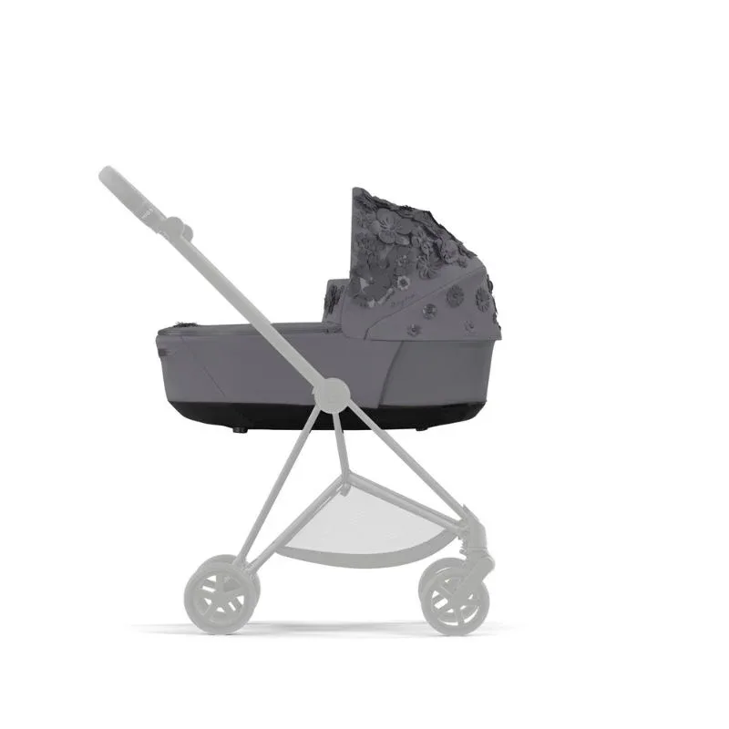 Cybex Fashion® Mios Lux Carry Cot Simply Flowers Dream Grey - Image 3