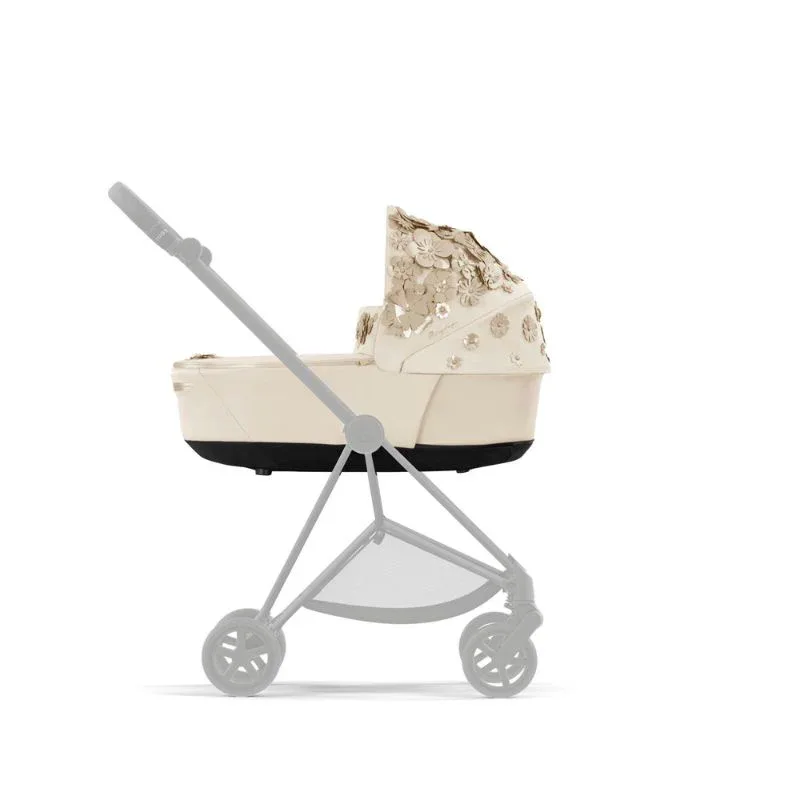 Cybex Fashion® Mios Lux Carry Cot Simply Flowers Nude Beige - Image 3