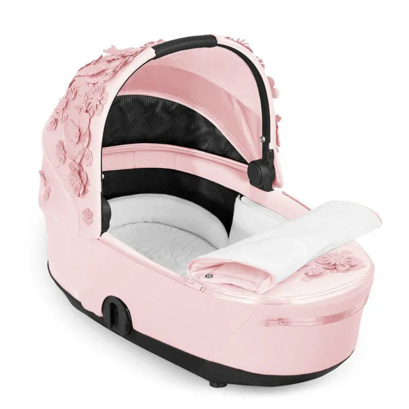 Cybex Fashion® Mios Lux Carry Cot Simply Flowers Pale Blush - Image 3
