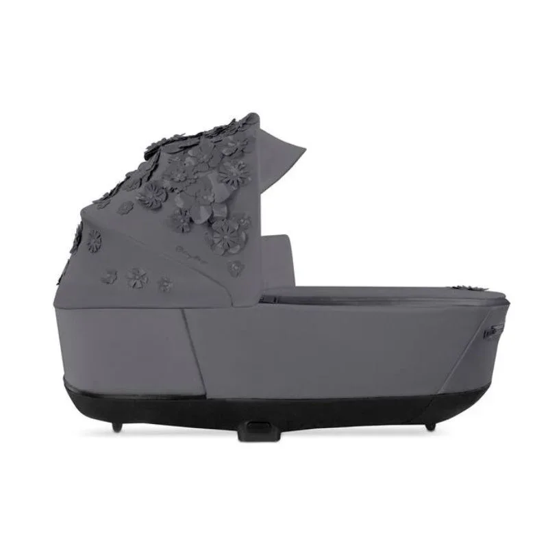 Cybex Fashion® Priam Lux Carry Cot Simply Flowers Dream Grey - Image 3
