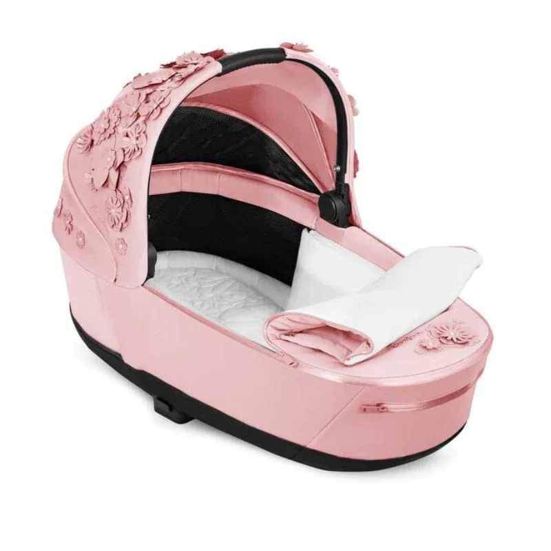 Cybex Fashion® Priam Lux Carry Cot Simply Flowers Pale Blush - Image 2