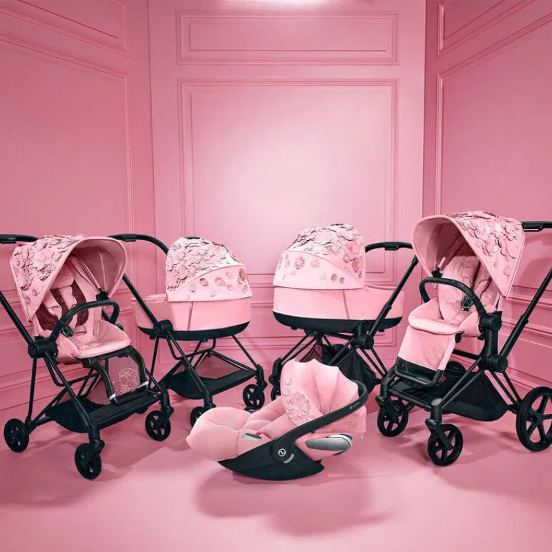 Cybex Fashion® Priam Lux Carry Cot Simply Flowers Pale Blush - Image 7