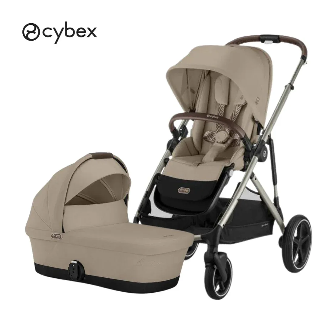 Cybex® Gazelle™ S 2-in-1 Stroller with Carry Cot Almond Beige