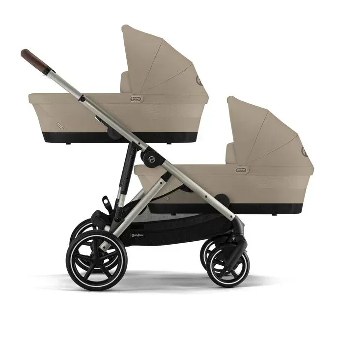 Cybex® Gazelle S 3-in-1 Stroller + Aton B2 i-Size Car Seat Almond Beige - Image 15
