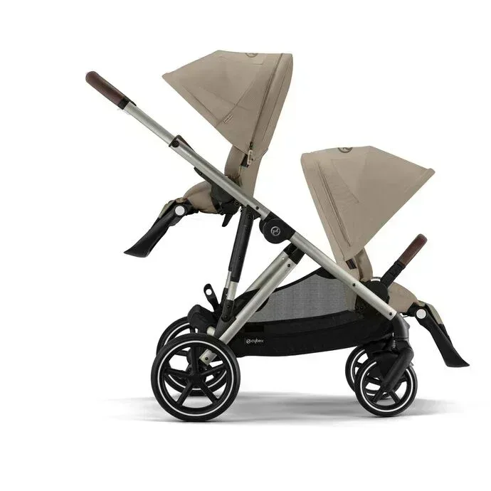 Cybex® Gazelle S 3-in-1 Stroller + Aton B2 i-Size Car Seat Almond Beige - Image 12
