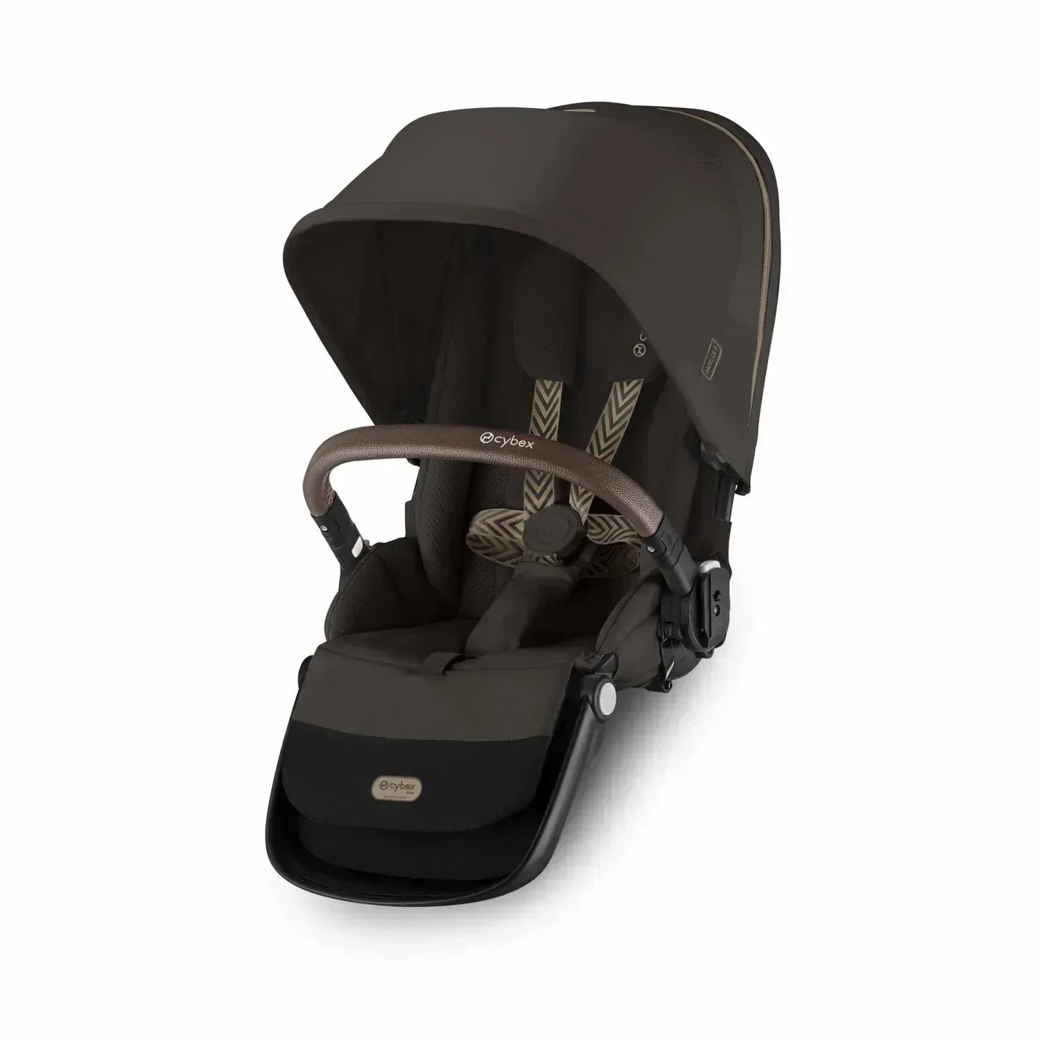 Cybex® Gazelle S 4-in-1 Stroller Set + Aton B2 Car Seat + Base One Isofix Chocolate Brown - Image 12