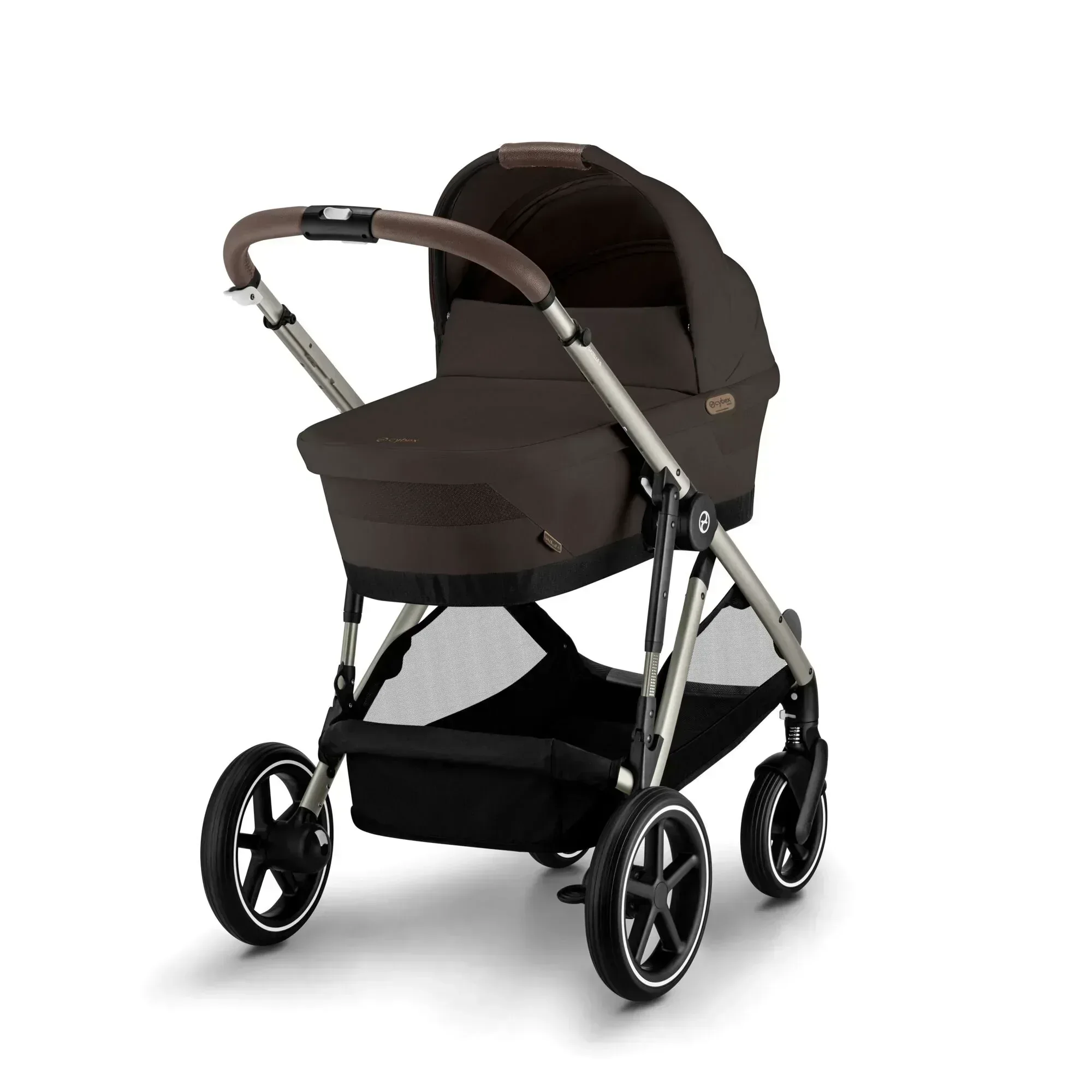 Cybex® Gazelle S 4-in-1 Stroller Set + Aton B2 Car Seat + Base One Isofix Chocolate Brown - Image 3