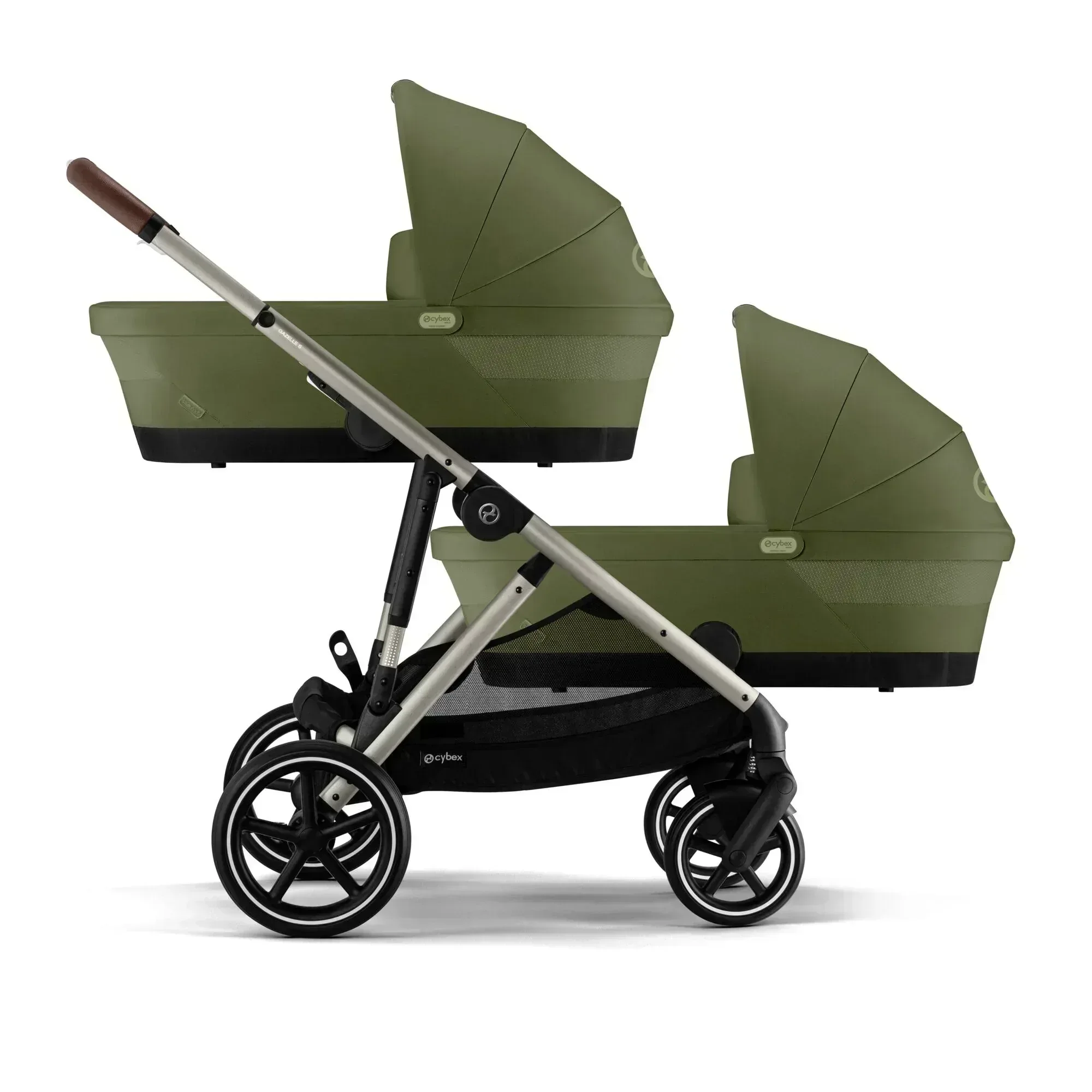Cybex® Gazelle S 3-in-1 Stroller + Cloud G i-Size Car Seat Moss Green - Image 2