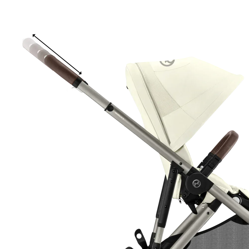 Cybex® Gazelle S 3-in-1 Stroller + Cloud G i-Size Car Seat Seashell Beige - Image 11