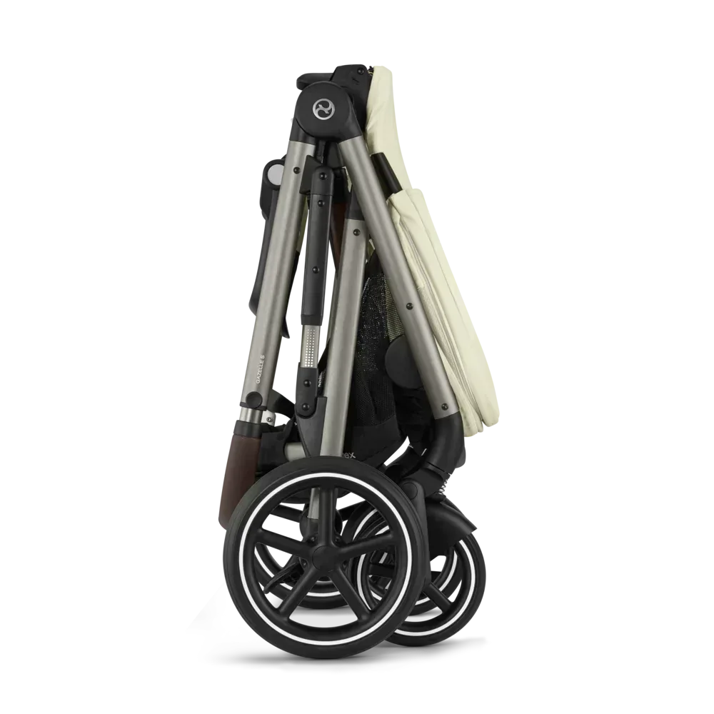 Cybex® Gazelle™ S 2-in-1 Stroller with Carry Cot Seashell Beige - Image 14