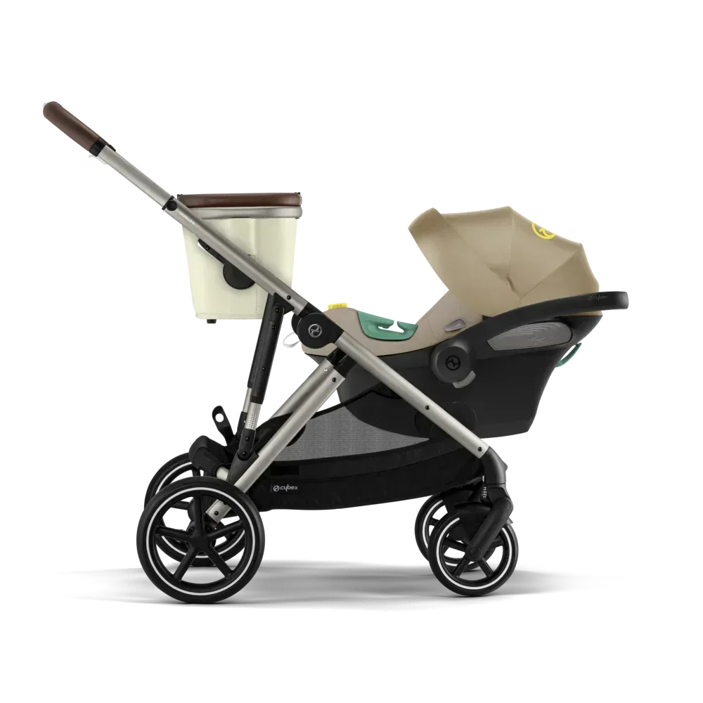Cybex® Gazelle S 3-in-1 Stroller + Cloud G i-Size Car Seat Seashell Beige - Image 4