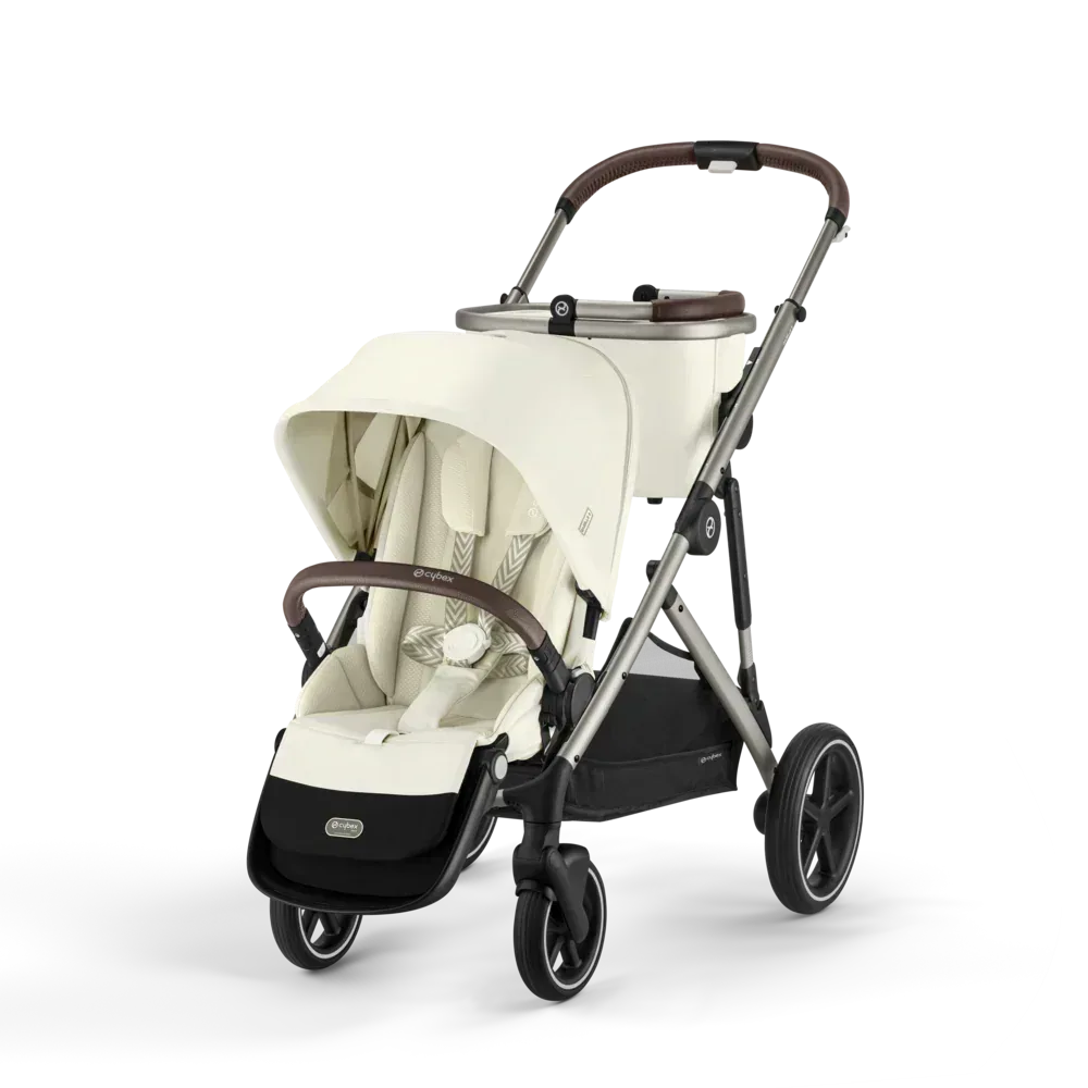 Cybex® Gazelle S 3-in-1 Stroller + Cloud G i-Size Car Seat Seashell Beige - Image 8