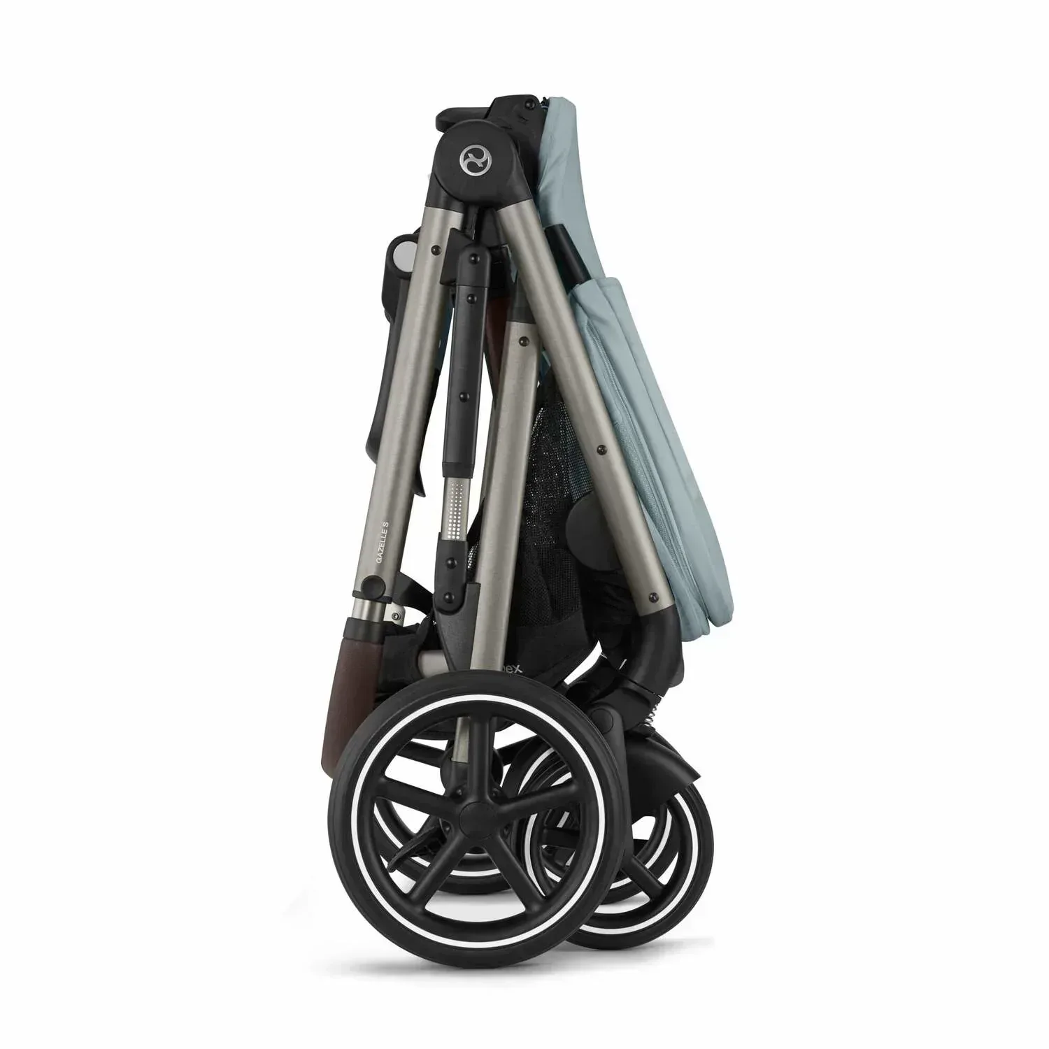 Cybex® Gazelle™ S 2-in-1 Stroller with Carry Cot Stormy Blue - Image 5