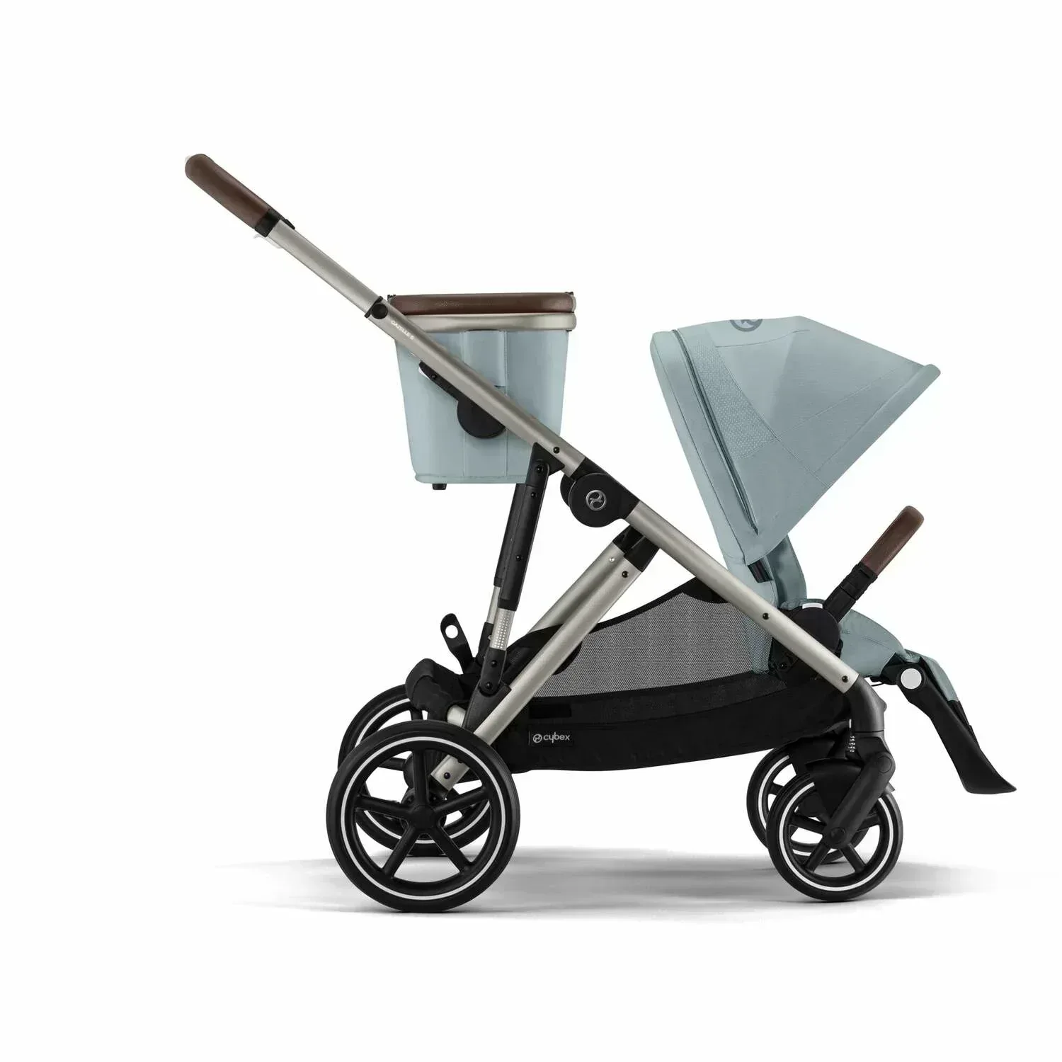 Cybex® Gazelle™ S 2-in-1 Stroller with Carry Cot Stormy Blue - Image 4