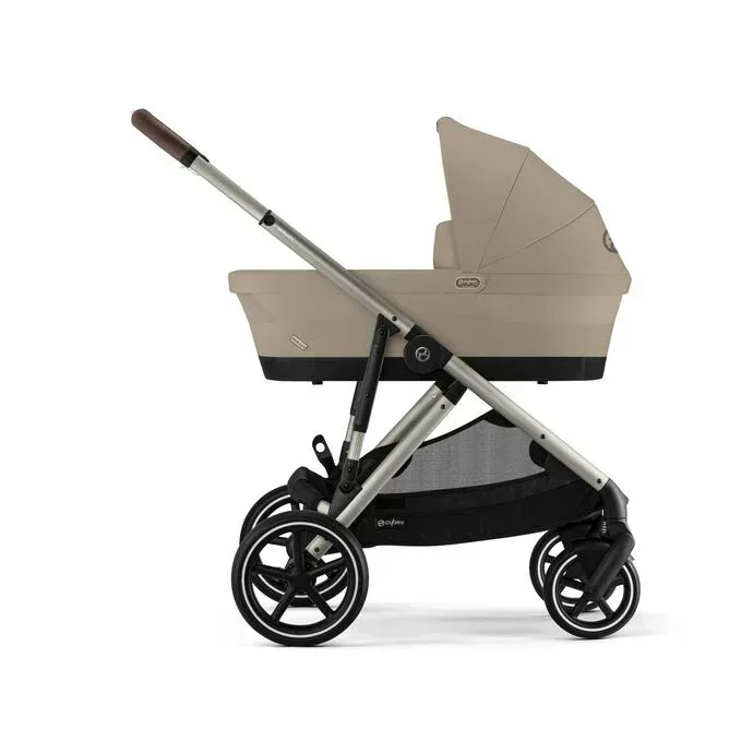 Cybex® Gazelle S 3-in-1 Stroller + Aton B2 i-Size Car Seat Almond Beige - Image 2