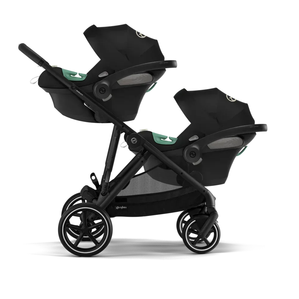 Cybex® Baby Stroller Gazelle™ S Moon Black (Black Frame) - Image 5