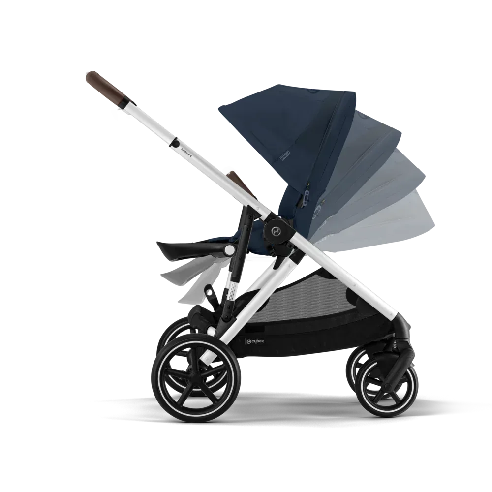 Cybex® Baby Stroller Gazelle™ S Ocean Blue (Silver Frame) - Image 17