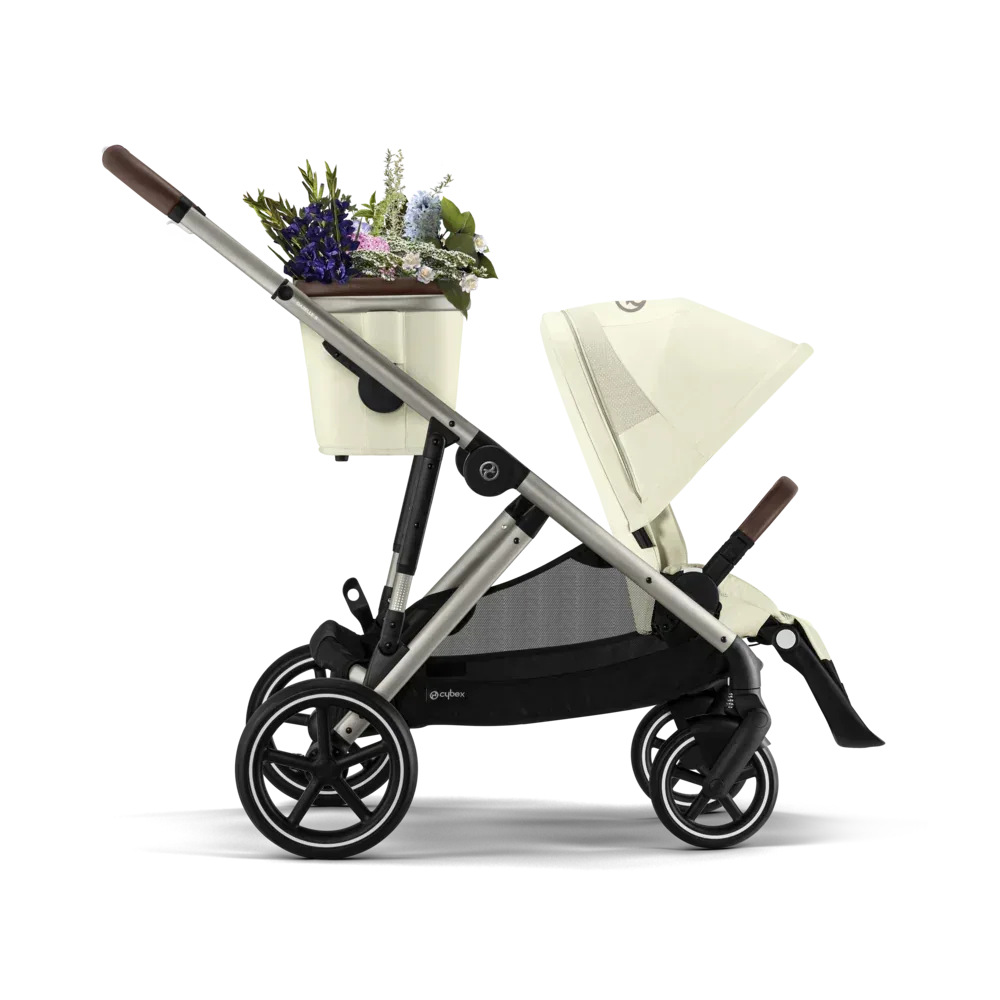 Cybex® Gazelle™ S 2-in-1 Stroller with Carry Cot Seashell Beige - Image 12