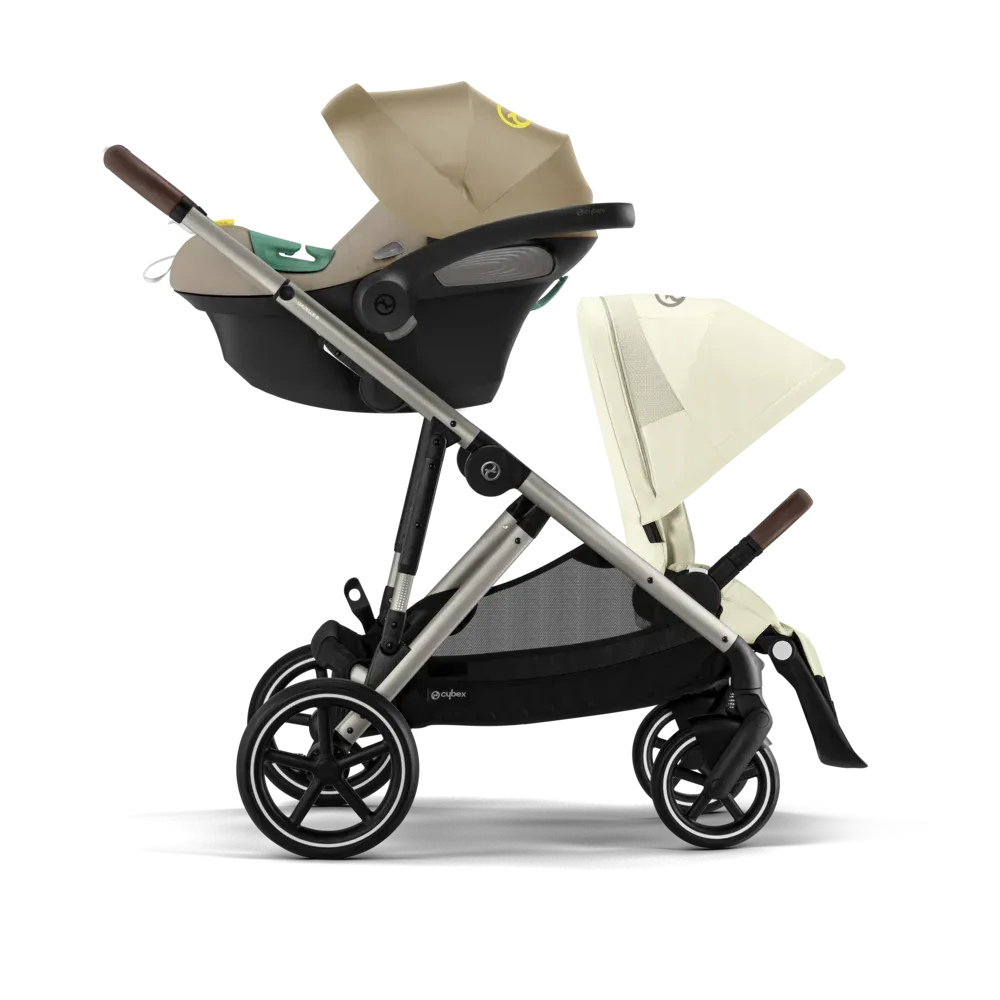 Cybex® Baby Stroller Gazelle™ S Seashell Beige (Taupe Frame) - Image 5
