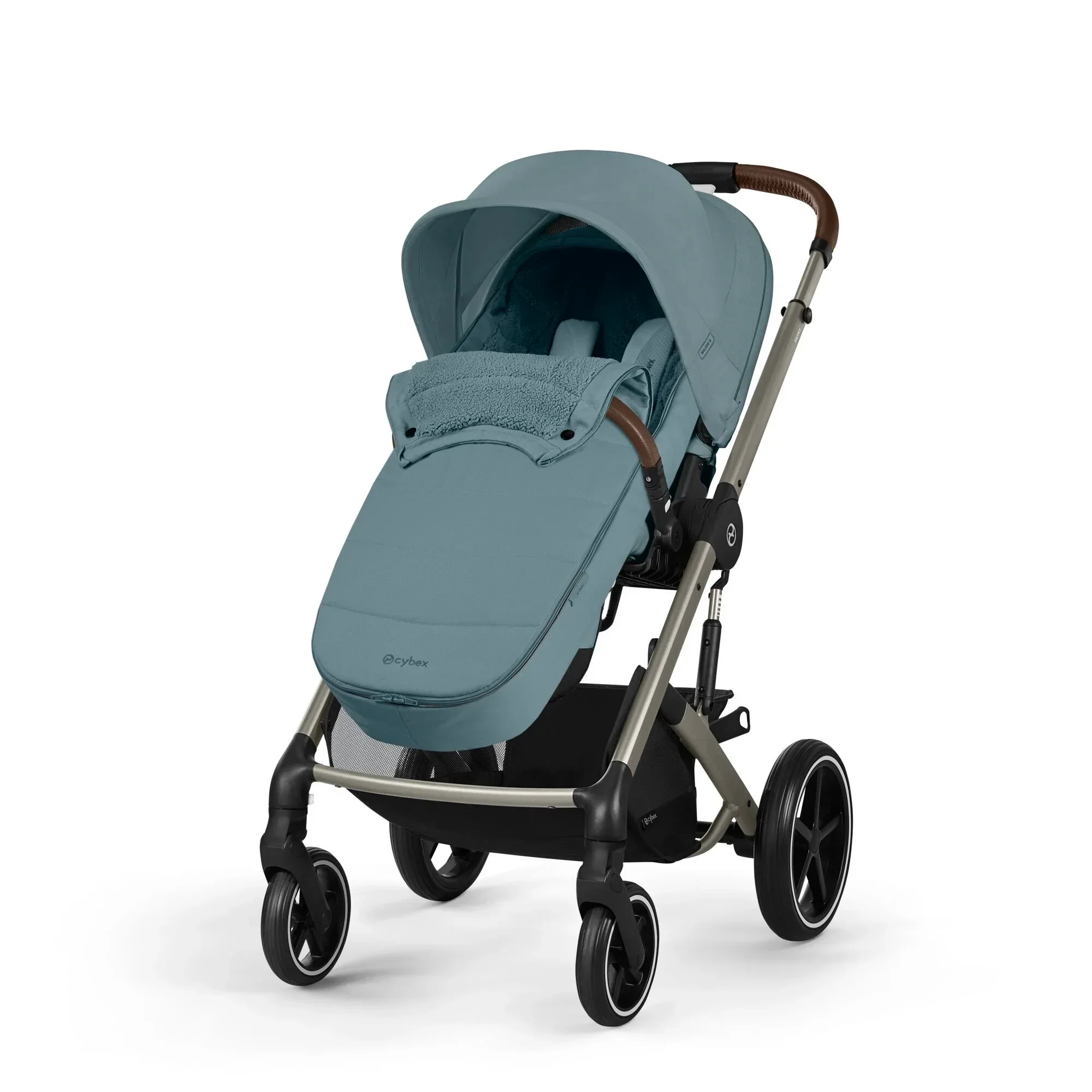 Cybex® Gold Winter Footmuff Stormy Blue - Image 2
