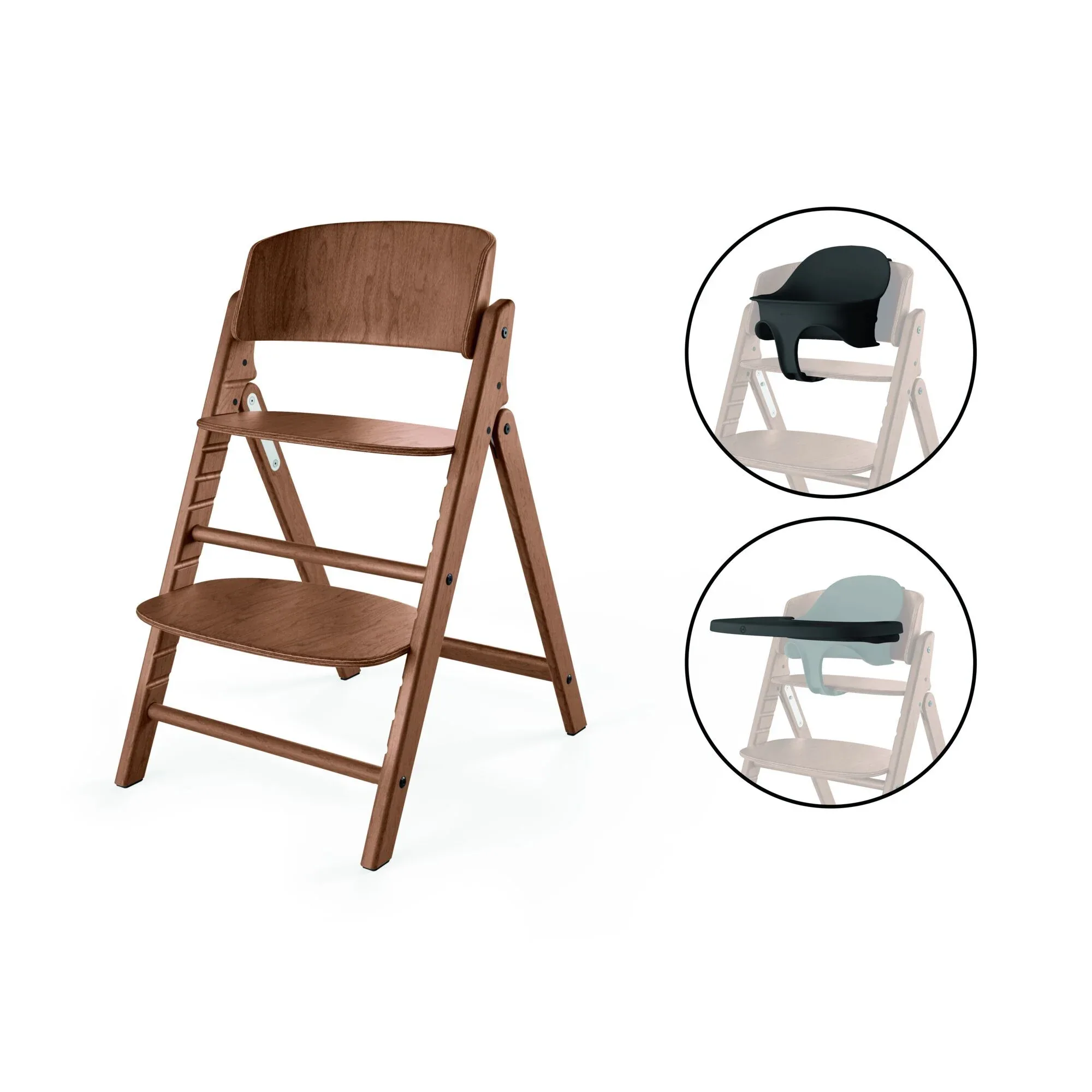 Cybex® High Chair Click & Fold 3-in-1 All Natural dark