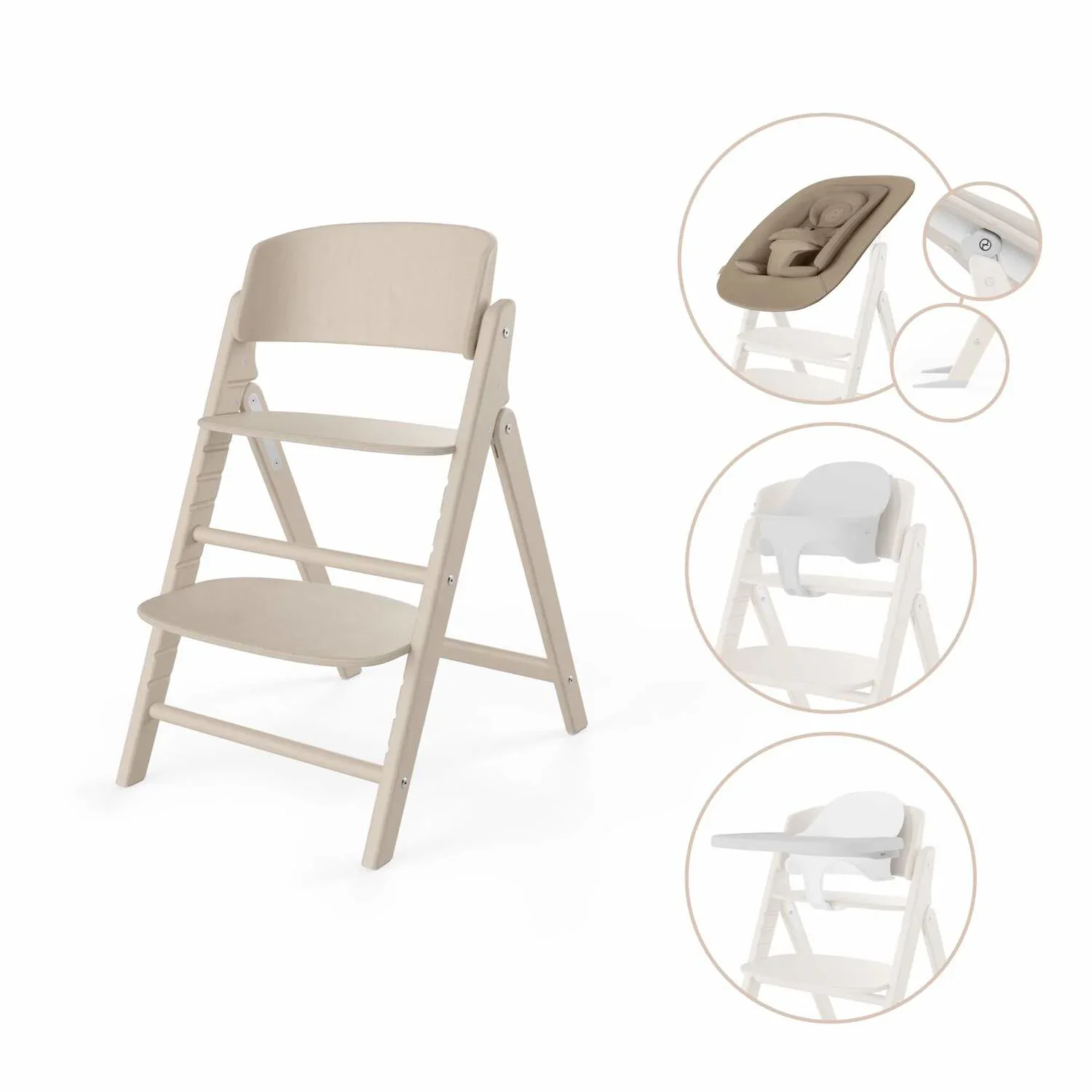 Cybex® High Chair Click & Fold 4-in-1 All Natural