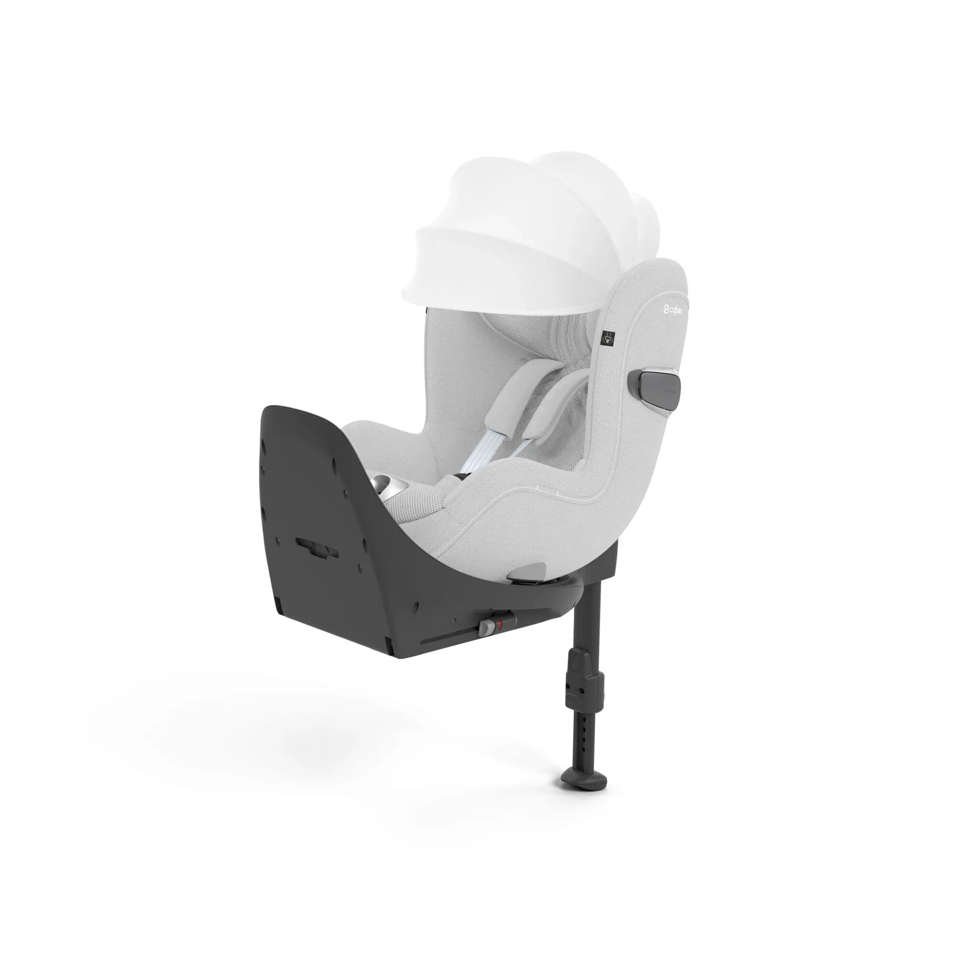 Cybex Platinum® Car Seat Sirona T i-Size PLUS (0-18 kg) PLUS Platinum White - Image 2