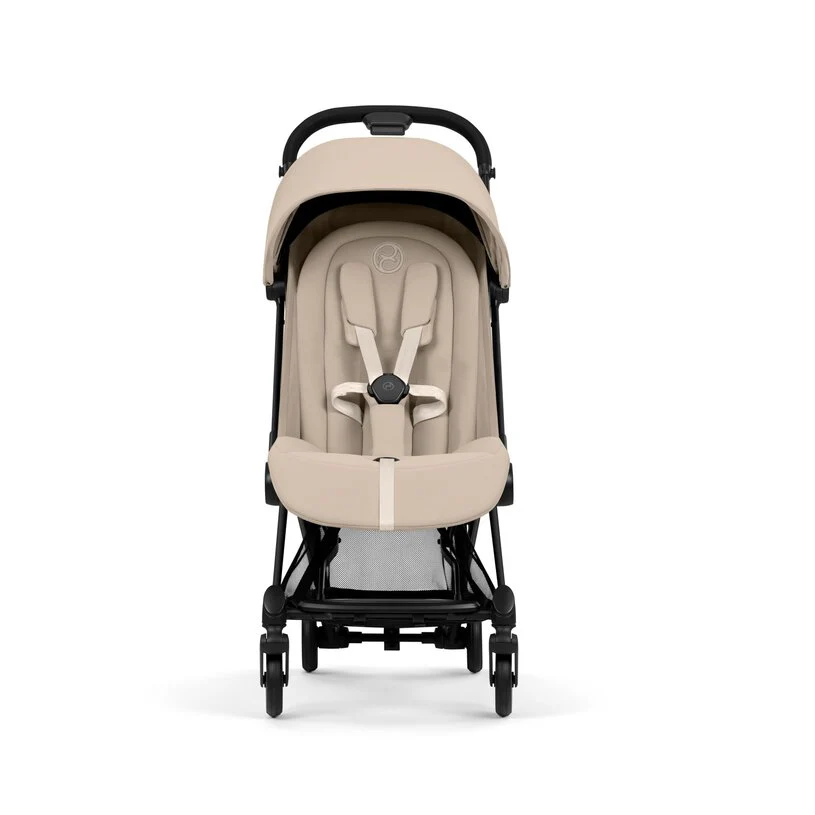 Cybex Platinum® Coya™ 2-in-1 Stroller with Foldable Carry Cot Comfort Cozy Beige | Matt Black - Image 4