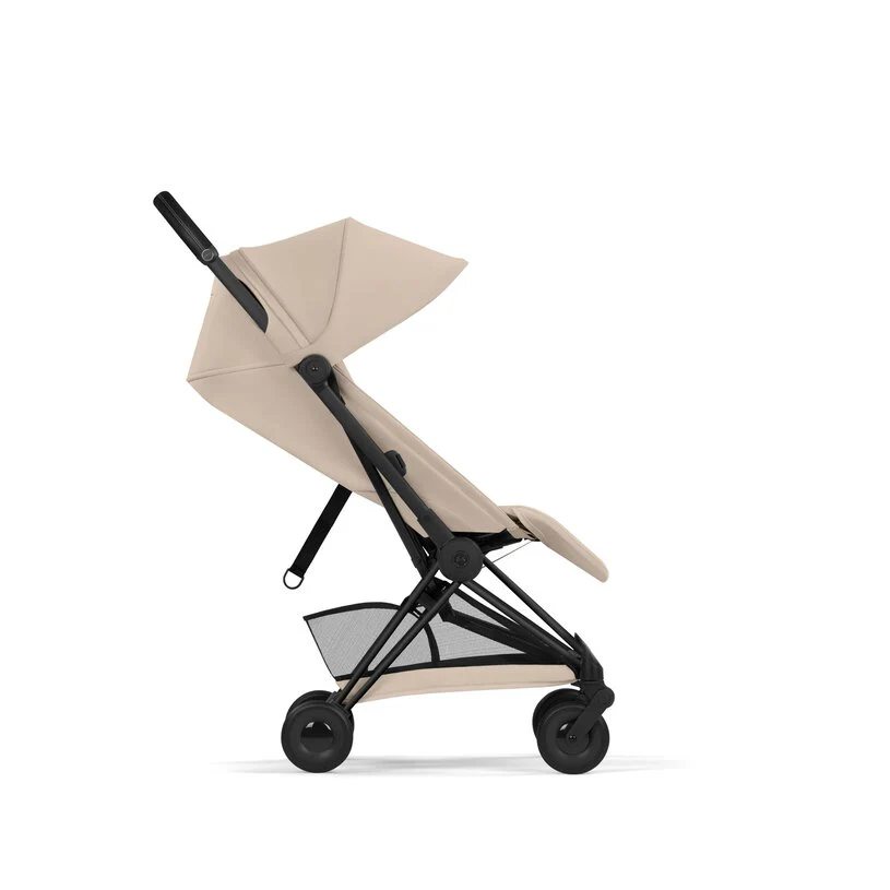 Cybex Platinum® Coya™ Comfort Stroller Cozy Beige | Matt Black - Image 3