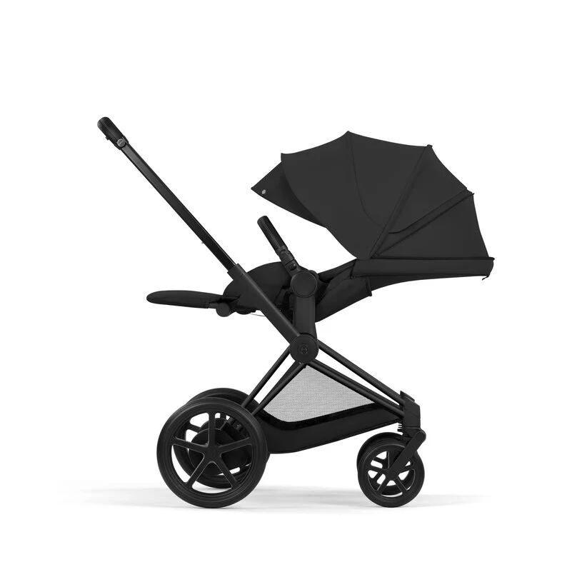 Cybex Platinum® e-Priam™ 2-in-1 Stroller with Foldable Carry Cot Comfort Sepia Black | Matt Black - Image 8
