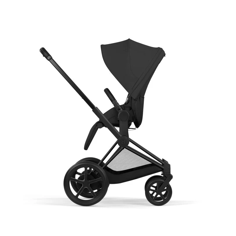Cybex Platinum® e-Priam™ 2-in-1 Stroller with Foldable Carry Cot Comfort Sepia Black | Matt Black - Image 6