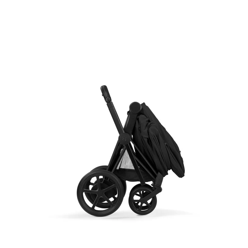 Cybex Platinum® e-Priam™ 2-in-1 Stroller with Foldable Carry Cot Comfort Sepia Black | Matt Black - Image 5