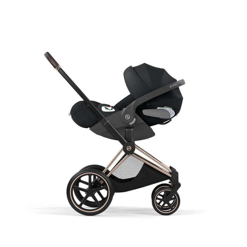 Cybex Platinum® e-Priam™ 4-in-1 Stroller Travel System + Cloud T Car Seat + ISOFIX Base T Sepia Black - Image 43