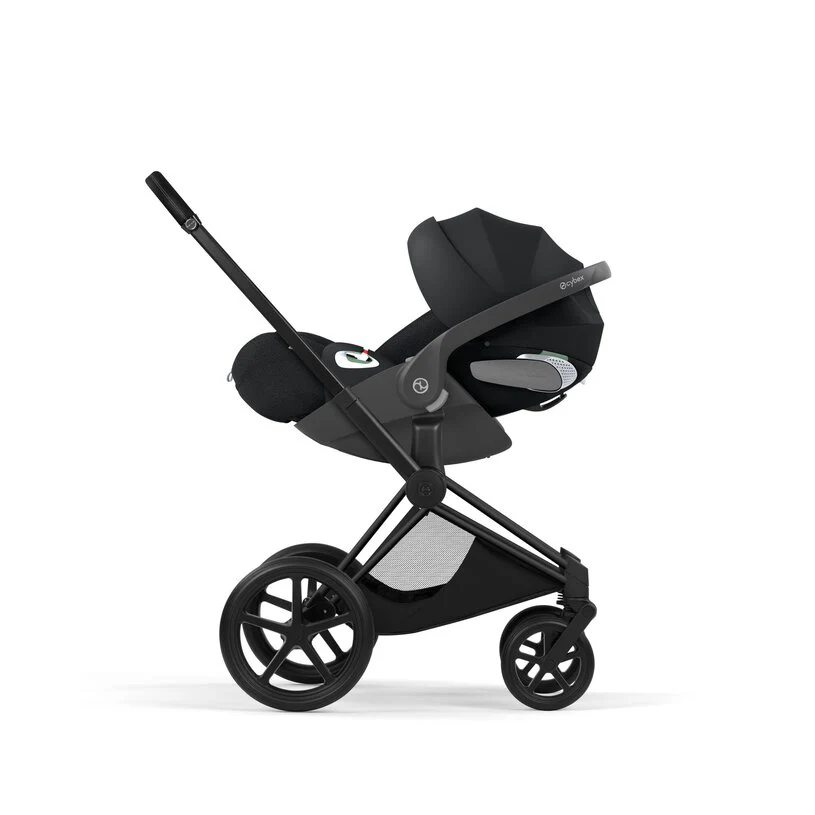 Cybex Platinum® e-Priam™ 4-in-1 Stroller Travel System + Cloud T Car Seat + ISOFIX Base T Sepia Black - Image 44